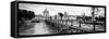 Paris sur Seine Collection - Pont des Arts II-Philippe Hugonnard-Framed Stretched Canvas