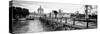 Paris sur Seine Collection - Pont des Arts II-Philippe Hugonnard-Stretched Canvas