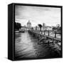 Paris sur Seine Collection - Pont des Arts III-Philippe Hugonnard-Framed Stretched Canvas