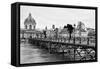 Paris sur Seine Collection - Pont des Arts IV-Philippe Hugonnard-Framed Stretched Canvas