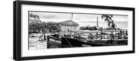 Paris sur Seine Collection - Seine Boats II-Philippe Hugonnard-Framed Photographic Print