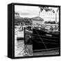 Paris sur Seine Collection - Seine Boats III-Philippe Hugonnard-Framed Stretched Canvas