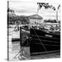 Paris sur Seine Collection - Seine Boats III-Philippe Hugonnard-Stretched Canvas