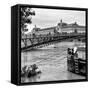 Paris sur Seine Collection - Solferino Bridge and the Musee d'Orsay III-Philippe Hugonnard-Framed Stretched Canvas