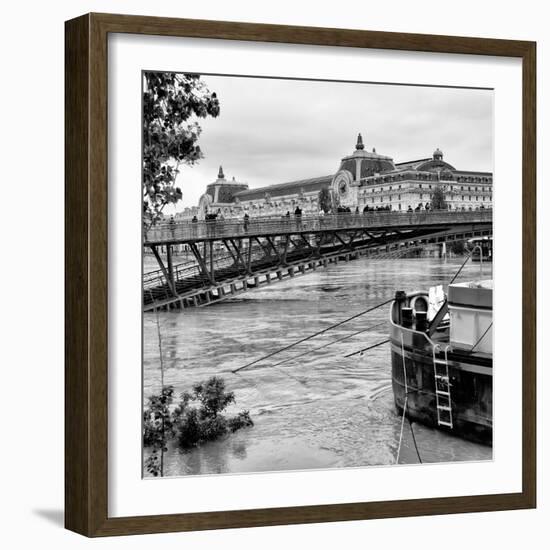 Paris sur Seine Collection - Solferino Bridge and the Musee d'Orsay III-Philippe Hugonnard-Framed Photographic Print