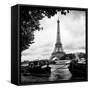 Paris sur Seine Collection - The Eiffel Tower and the Quays I-Philippe Hugonnard-Framed Stretched Canvas