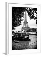 Paris sur Seine Collection - The Eiffel Tower and the Quays III-Philippe Hugonnard-Framed Photographic Print