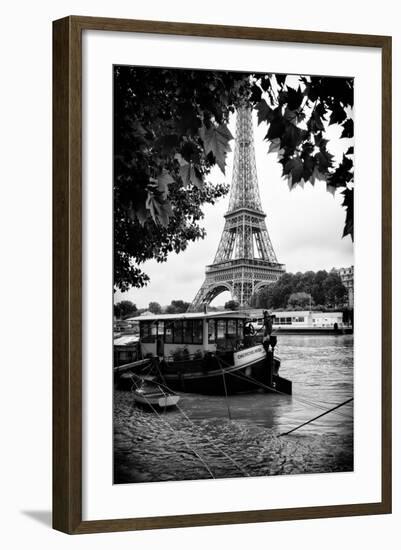 Paris sur Seine Collection - The Eiffel Tower and the Quays III-Philippe Hugonnard-Framed Photographic Print