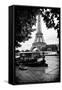 Paris sur Seine Collection - The Eiffel Tower and the Quays III-Philippe Hugonnard-Framed Stretched Canvas