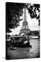 Paris sur Seine Collection - The Eiffel Tower and the Quays III-Philippe Hugonnard-Stretched Canvas