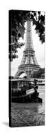Paris sur Seine Collection - The Eiffel Tower and the Quays V-Philippe Hugonnard-Stretched Canvas