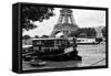 Paris sur Seine Collection - The Eiffel Tower and the Quays VI-Philippe Hugonnard-Framed Stretched Canvas