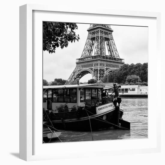 Paris sur Seine Collection - The Eiffel Tower and the Quays VII-Philippe Hugonnard-Framed Photographic Print