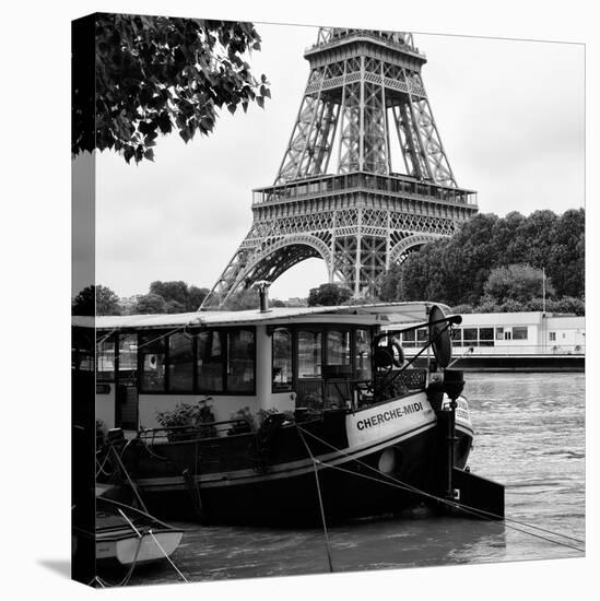 Paris sur Seine Collection - The Eiffel Tower and the Quays VII-Philippe Hugonnard-Stretched Canvas