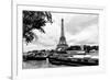 Paris sur Seine Collection - The Eiffel Tower and the Quays XIII-Philippe Hugonnard-Framed Photographic Print