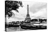 Paris sur Seine Collection - The Eiffel Tower and the Quays XIII-Philippe Hugonnard-Stretched Canvas