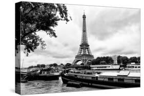 Paris sur Seine Collection - The Eiffel Tower and the Quays XIII-Philippe Hugonnard-Stretched Canvas