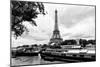 Paris sur Seine Collection - The Eiffel Tower and the Quays XIII-Philippe Hugonnard-Mounted Photographic Print