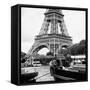 Paris sur Seine Collection - The Eiffel Tower and the Quays XIX-Philippe Hugonnard-Framed Stretched Canvas