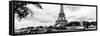 Paris sur Seine Collection - The Eiffel Tower and the Quays XV-Philippe Hugonnard-Framed Stretched Canvas