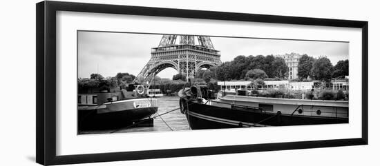 Paris sur Seine Collection - The Eiffel Tower and the Quays XVII-Philippe Hugonnard-Framed Photographic Print