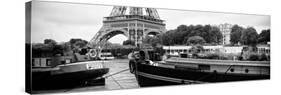 Paris sur Seine Collection - The Eiffel Tower and the Quays XVII-Philippe Hugonnard-Stretched Canvas