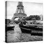 Paris sur Seine Collection - The Eiffel Tower and the Quays XVIII-Philippe Hugonnard-Stretched Canvas