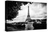 Paris sur Seine Collection - The Eiffel Tower and the Quays-Philippe Hugonnard-Stretched Canvas