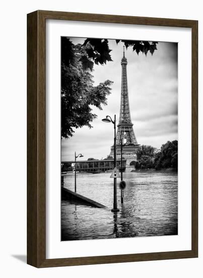 Paris sur Seine Collection - Traffic Light Panel-Philippe Hugonnard-Framed Photographic Print