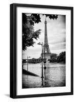 Paris sur Seine Collection - Traffic Light Panel-Philippe Hugonnard-Framed Photographic Print