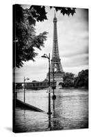 Paris sur Seine Collection - Traffic Light Panel-Philippe Hugonnard-Stretched Canvas