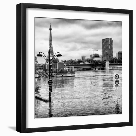 Paris sur Seine Collection - Trocadero Concorde IV-Philippe Hugonnard-Framed Photographic Print