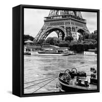 Paris sur Seine Collection - Vedettes de Paris II-Philippe Hugonnard-Framed Stretched Canvas