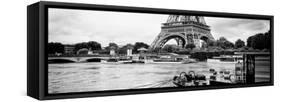 Paris sur Seine Collection - Vedettes de Paris V-Philippe Hugonnard-Framed Stretched Canvas