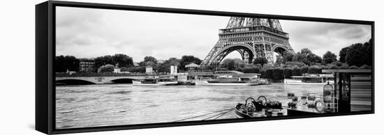 Paris sur Seine Collection - Vedettes de Paris V-Philippe Hugonnard-Framed Stretched Canvas