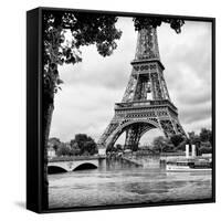 Paris sur Seine Collection - Vedettes de Paris VIII-Philippe Hugonnard-Framed Stretched Canvas