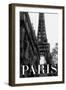 Paris Text 1-Pictufy Studio III-Framed Giclee Print