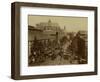Paris, The Halles and the Pavillon Baltard-Brothers Neurdein-Framed Photographic Print