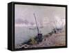 Paris, the Henri IV Bridge, in the Morning; Paris, Le Pont Henri IV, Le Matin-Gustave Loiseau-Framed Stretched Canvas