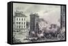 Paris. the July Revolution of 1830, 1830-null-Framed Stretched Canvas