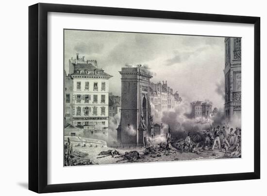 Paris. the July Revolution of 1830, 1830-null-Framed Giclee Print