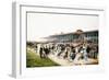 Paris, the Races at Longchamp-Ludovico Marchetti-Framed Giclee Print