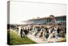 Paris, the Races at Longchamp-Ludovico Marchetti-Stretched Canvas