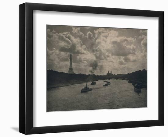 Paris: the Seine, 1896 (Gelatin Silver Print)-Alfred Stieglitz-Framed Premium Giclee Print