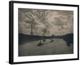 Paris: the Seine, 1896 (Gelatin Silver Print)-Alfred Stieglitz-Framed Giclee Print