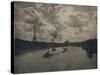 Paris: the Seine, 1896 (Gelatin Silver Print)-Alfred Stieglitz-Stretched Canvas