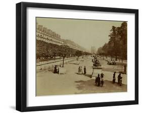 Paris, The Tuileries Garden-Brothers Neurdein-Framed Photographic Print