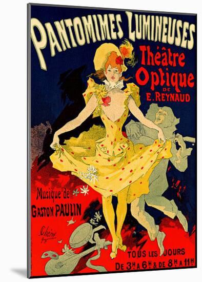 Paris Theatre Optique-null-Mounted Giclee Print