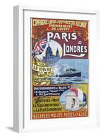 Paris to London; Paris a Londres-null-Framed Giclee Print