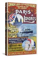 Paris to London; Paris a Londres-null-Stretched Canvas